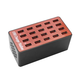 20-Port 18A 90W Multi USB Charger HUB LED USB Charging Station Dock Universal Mobile Phone Desktop Wall Home Chargers
20-Port 18A 90W Multi USB Charger HUB LED USB Charging Station Dock Universal Mobile Phone Desktop Wall Home Chargers