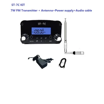 2019 new!! 7W/1W FM stereo PLL transmitter +Small Antenna + Power supply + stereo audio 3.5 cable
2019 new!! 7W/1W FM stereo PLL transmitter +Small Antenna + Power supply + stereo audio 3.5 cable