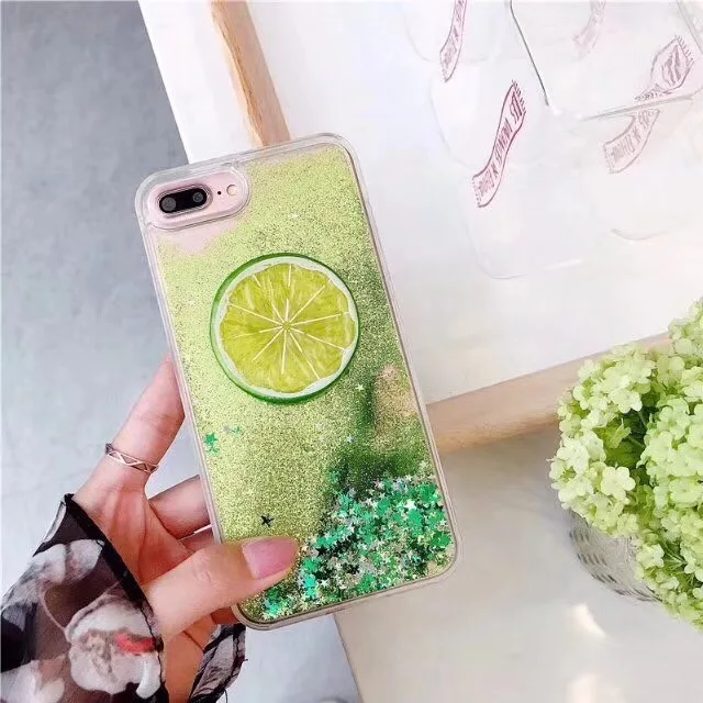 Summer Fresh Lemon Stars Shine Liquid Dynamic Quicksand Clear Cover Phone Case For iPhoneX 8/6s 7plus Shell Protection
Summer Fresh Lemon Stars Shine Liquid Dynamic Quicksand Clear Cover Phone Case For iPhoneX 8/6s 7plus Shell Protection