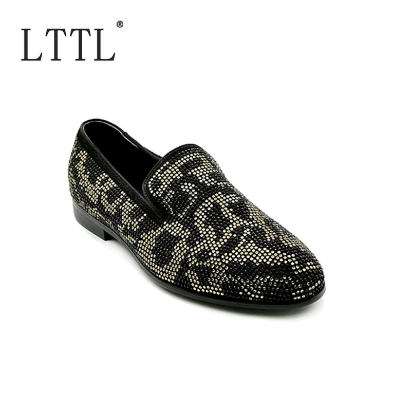 LTTL Newest Design Two-Color Mixed Rhinestone Men Loafers Suede Men Shoes Slip-on Dress Shoes Men's Prom And Wedding Shoes
LTTL Newest Design Two-Color Mixed Rhinestone Men Loafers Suede Men Shoes Slip-on Dress Shoes Men's Prom And Wedding Shoes