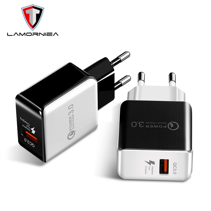 Universal QC3.0 USB Charger EU Plug 18W Quick Charge 3.0 Fast Adapter Wall Mobile Phone Charger For iPhone XS MAX XR 7 8 Samsung
Universal QC3.0 USB Charger EU Plug 18W Quick Charge 3.0 Fast Adapter Wall Mobile Phone Charger For iPhone XS MAX XR 7 8 Samsung