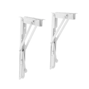 DRELD 2PCS Stainless Steel Folding Metal Wall Mounting Triangle Shelf Bracket White Wall Shelf Table Support Bracket 300*150*3mm
DRELD 2PCS Stainless Steel Folding Metal Wall Mounting Triangle Shelf Bracket White Wall Shelf Table Support Bracket 300*150*3mm