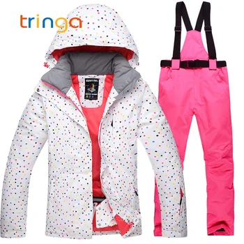 Women's Ski Suit Winter Snowboarding Jacket+Ski Pant Sets Female -30°C Outdoor Sports Warm Windproof Waterproof Snow Suit
Women's Ski Suit Winter Snowboarding Jacket+Ski Pant Sets Female -30°C Outdoor Sports Warm Windproof Waterproof Snow Suit