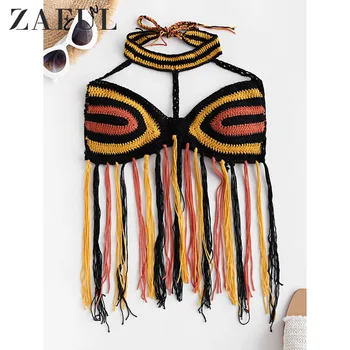 2019 New Black Sexy Women Tassel Bikini Top Boho Beach Swimwear Crochet Fringe Bikini Bra Halter Camisoles Tank Swimsuit
2019 New Black Sexy Women Tassel Bikini Top Boho Beach Swimwear Crochet Fringe Bikini Bra Halter Camisoles Tank Swimsuit
