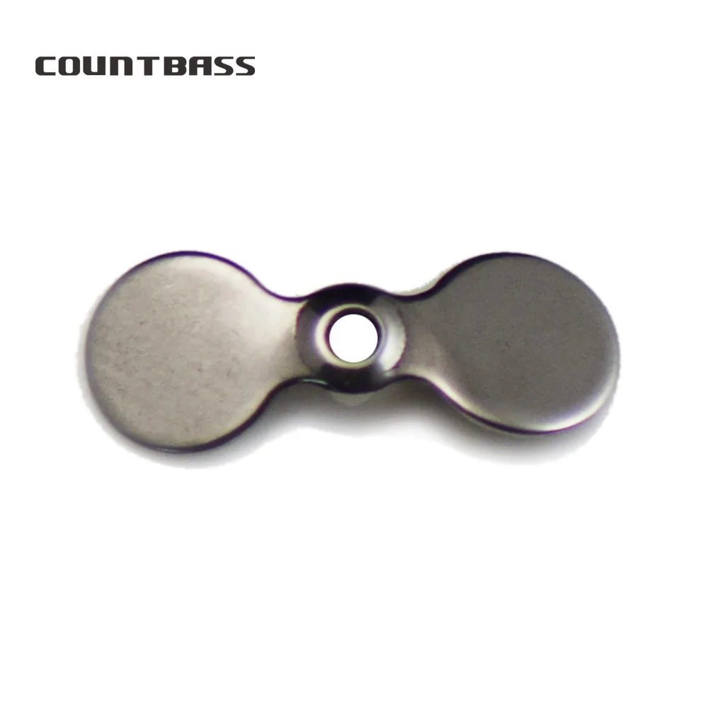 50pcs COUNTBASS Stainless Steel Prop Blades, Propeller Blade, DIY Topwater hard fishing lures, Popper, Swim Jigs, Free shipping
50pcs COUNTBASS Stainless Steel Prop Blades, Propeller Blade, DIY Topwater hard fishing lures, Popper, Swim Jigs, Free shipping