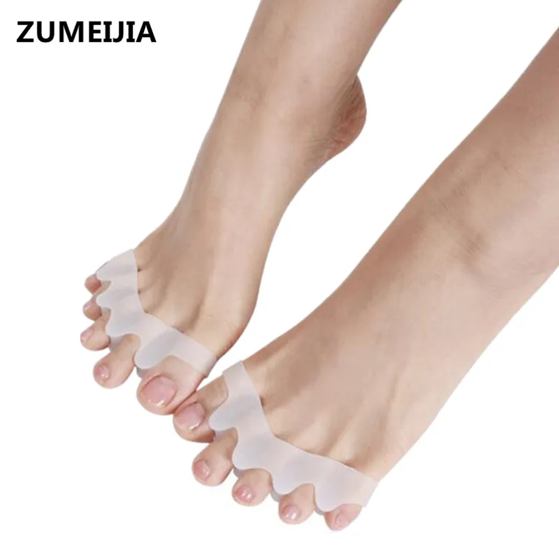 

1 Pair Foot Care Tool Sholl Hallux Valgus Correction Of The Thumb Toe Separator Bursitis Pedicure Silicone Corrector For Toes