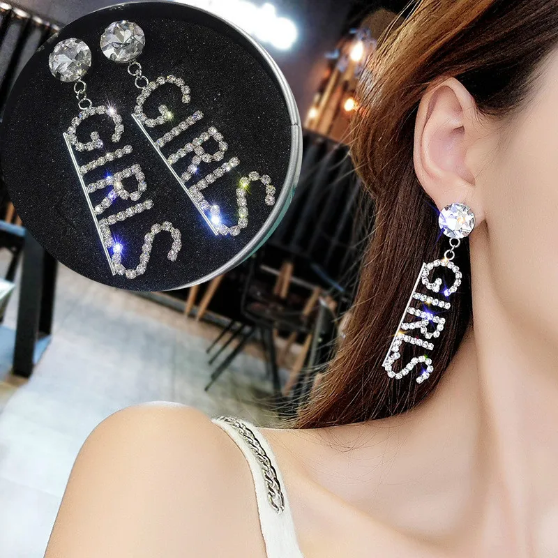 Stonefans Shiny Full Rhinestone Letter Earrings for Women Letter GIRLS Crystal Fashion Drop Dangle Earrings Statement Jewelry
Stonefans Shiny Full Rhinestone Letter Earrings for Women Letter GIRLS Crystal Fashion Drop Dangle Earrings Statement Jewelry
