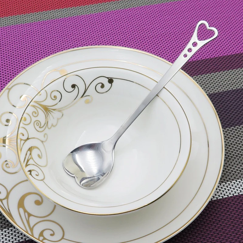 Heart Shaped Stainless Steel Delicate Students Stirring Korean Lovely Spoons Tableware Icecream coffee spoon kitchen tableware
Heart Shaped Stainless Steel Delicate Students Stirring Korean Lovely Spoons Tableware Icecream coffee spoon kitchen tableware