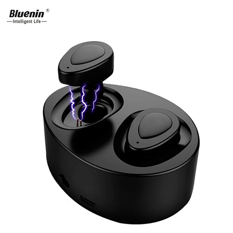 Bluenin K2 TWS Mini Ture Wireless Ear buds Bluetooth Earphone Stereo In-Ear Blutooth Headphones With Charging Box Built-in Mic
Bluenin K2 TWS Mini Ture Wireless Ear buds Bluetooth Earphone Stereo In-Ear Blutooth Headphones With Charging Box Built-in Mic