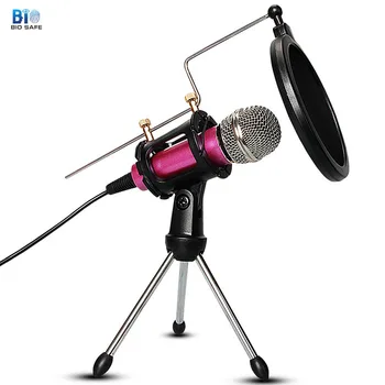 HF Android IOS Mobile Phone Microfone Handheld Mikrofon Omnidirectional Microfono Wired Microphone With MV Stand
HF Android IOS Mobile Phone Microfone Handheld Mikrofon Omnidirectional Microfono Wired Microphone With MV Stand