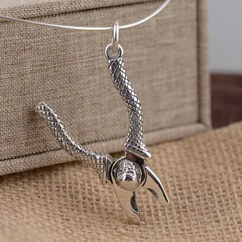 FNJ 925 Silver Vise Pendant 100% Pure S925 Solid Thai Silver punk Skull Pendants for Women Jewelry Making
FNJ 925 Silver Vise Pendant 100% Pure S925 Solid Thai Silver punk Skull Pendants for Women Jewelry Making