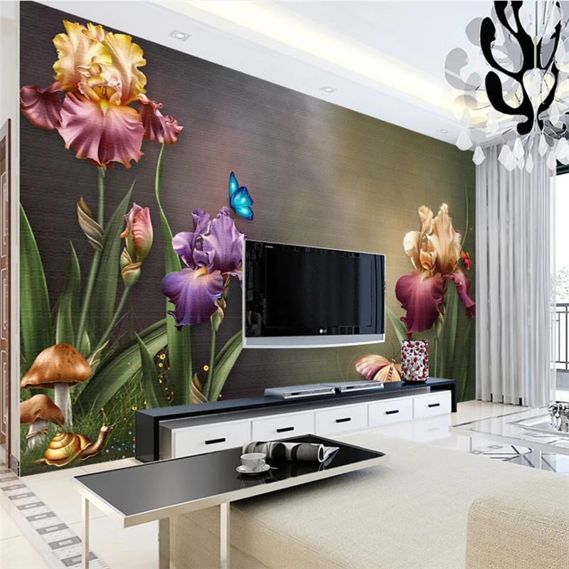 beibehang Realistic fantasy flowers 3D TV sofa background wall custom large mural green silk wallpaper papel de parede
beibehang Realistic fantasy flowers 3D TV sofa background wall custom large mural green silk wallpaper papel de parede
