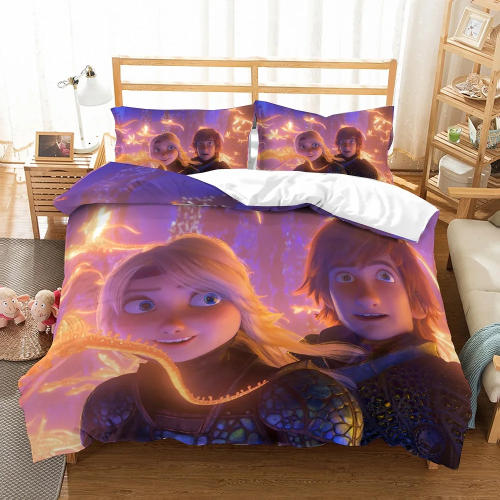 How to Train Your Dragon Family Bed Linen Set Cartoon Character Purple Bedding Set 3PC Microfiber AU/EU/US Size Duvet Cover Set
How to Train Your Dragon Family Bed Linen Set Cartoon Character Purple Bedding Set 3PC Microfiber AU/EU/US Size Duvet Cover Set