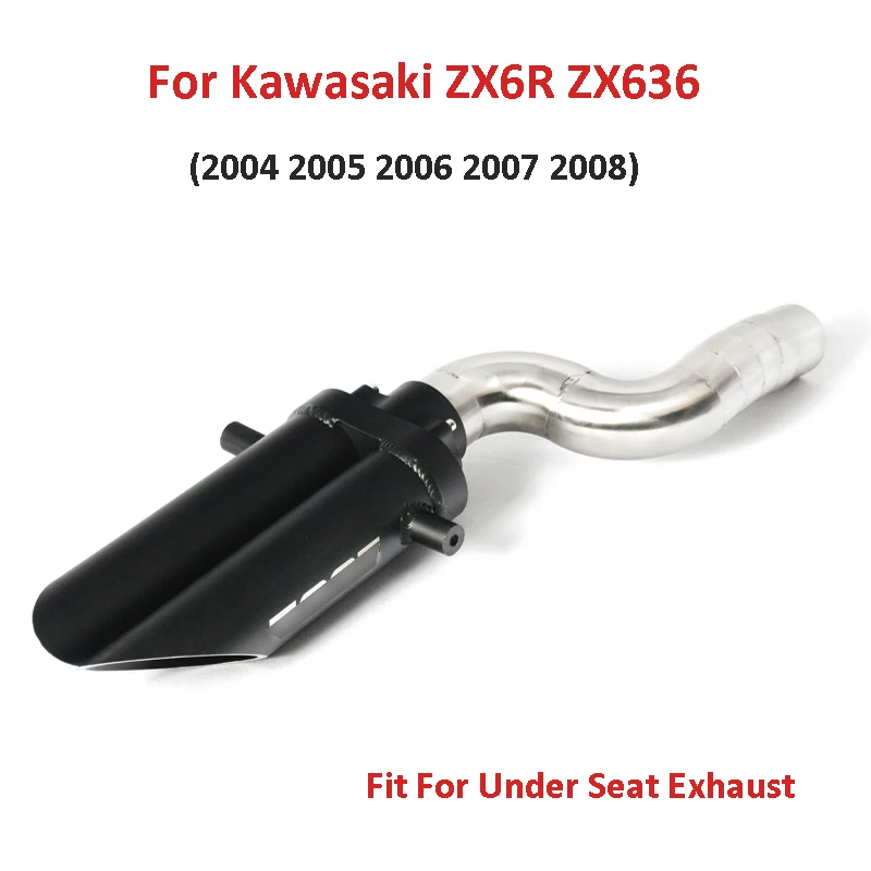Motorcycle Exhaust System Link Pipe Slip On Aluminum Exahust Dual Outlet Pipe For Kawasaki ZX636 ZX6R 2004 2005 2006 2007 2008
Motorcycle Exhaust System Link Pipe Slip On Aluminum Exahust Dual Outlet Pipe For Kawasaki ZX636 ZX6R 2004 2005 2006 2007 2008