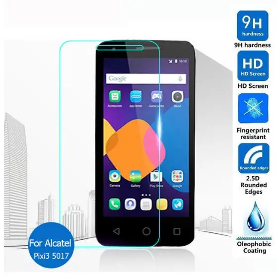 2.5D 9H Tempered Glass For Alcatel One Touch Pixi 3 4.5 Screen Protector Film For 4027N 4027D 5017 5017D Protective Glass
2.5D 9H Tempered Glass For Alcatel One Touch Pixi 3 4.5 Screen Protector Film For 4027N 4027D 5017 5017D Protective Glass