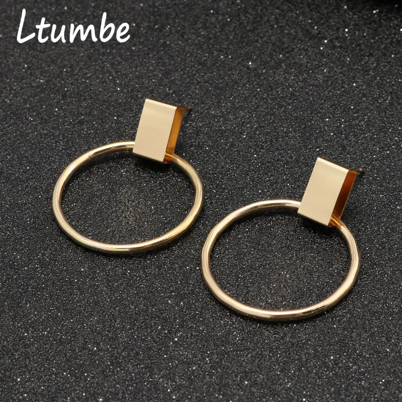 Ltumbe New Fashion Gold Silver Color Big Circular Dangle Earrings Punk Simple Statement Earrings for Women Jewelry Pendientes
Ltumbe New Fashion Gold Silver Color Big Circular Dangle Earrings Punk Simple Statement Earrings for Women Jewelry Pendientes