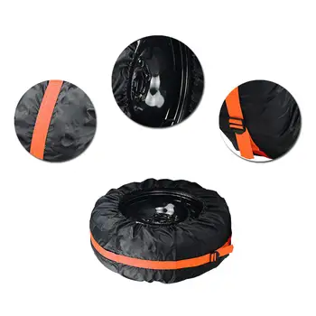 1PCS Universal Car Tire Cover Spare Vehicle Wheel Protector Truck Tire Storage Bag Snow Tire Cover
1PCS Universal Car Tire Cover Spare Vehicle Wheel Protector Truck Tire Storage Bag Snow Tire Cover