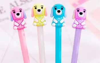 korea lovely dog gel pen cartoon animal stationery prize kawaii office writing student pen black ink pen needl pen 48pc/lot
korea lovely dog gel pen cartoon animal stationery prize kawaii office writing student pen black ink pen needl pen 48pc/lot
