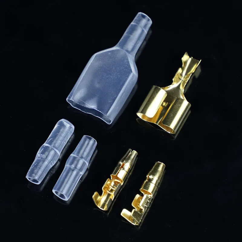 20sets 4.0 bullet terminal car electrical wire connector diameter Male Female Double Bullet Wire Connector Terminals