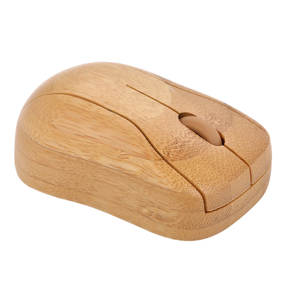 2.4G Wireless Mouse with USB Receiver Optical Bamboo Mouse 3 Adjustable DPI Computer Mouse for Notebook Desktop Laptop Office
2.4G Wireless Mouse with USB Receiver Optical Bamboo Mouse 3 Adjustable DPI Computer Mouse for Notebook Desktop Laptop Office