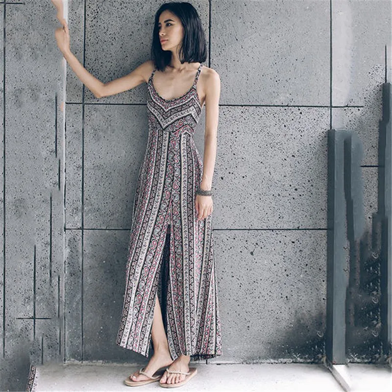 2019 women spring and summer beach mori girldress sexy maxi printing bohemian backless falda strping loose floor dress A1008
2019 women spring and summer beach mori girldress sexy maxi printing bohemian backless falda strping loose floor dress A1008