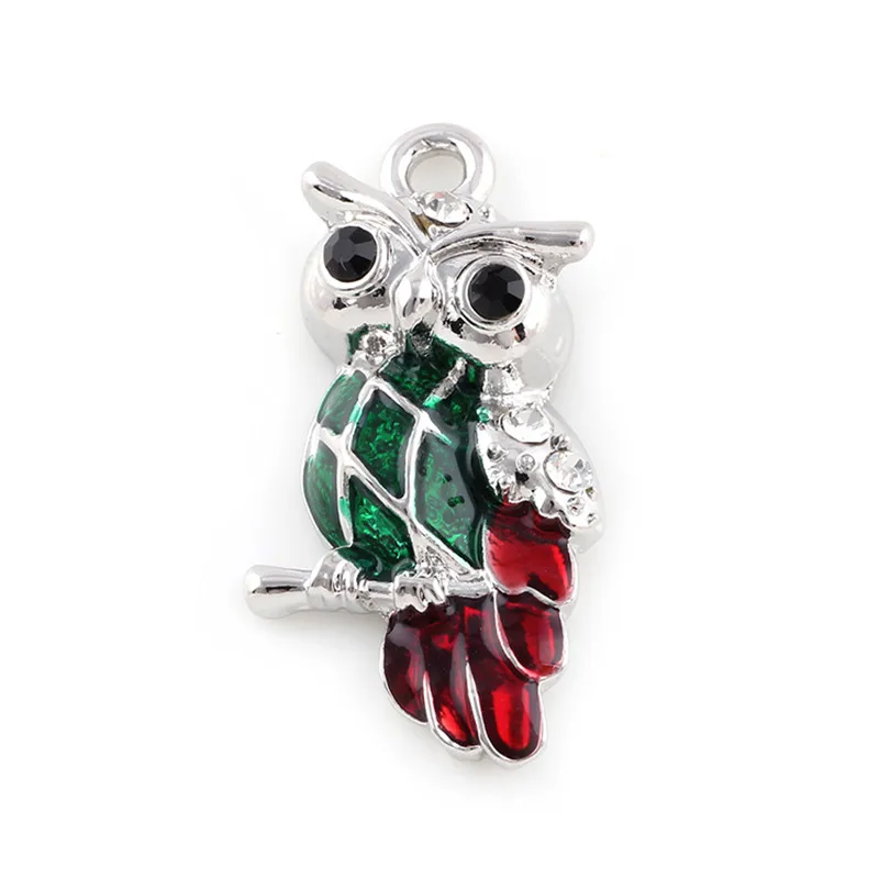 20PCS Enamel Alloy Metal Animal Owl Charms Dangle Necklace Pendant DIY Accessories 30*15mm
20PCS Enamel Alloy Metal Animal Owl Charms Dangle Necklace Pendant DIY Accessories 30*15mm