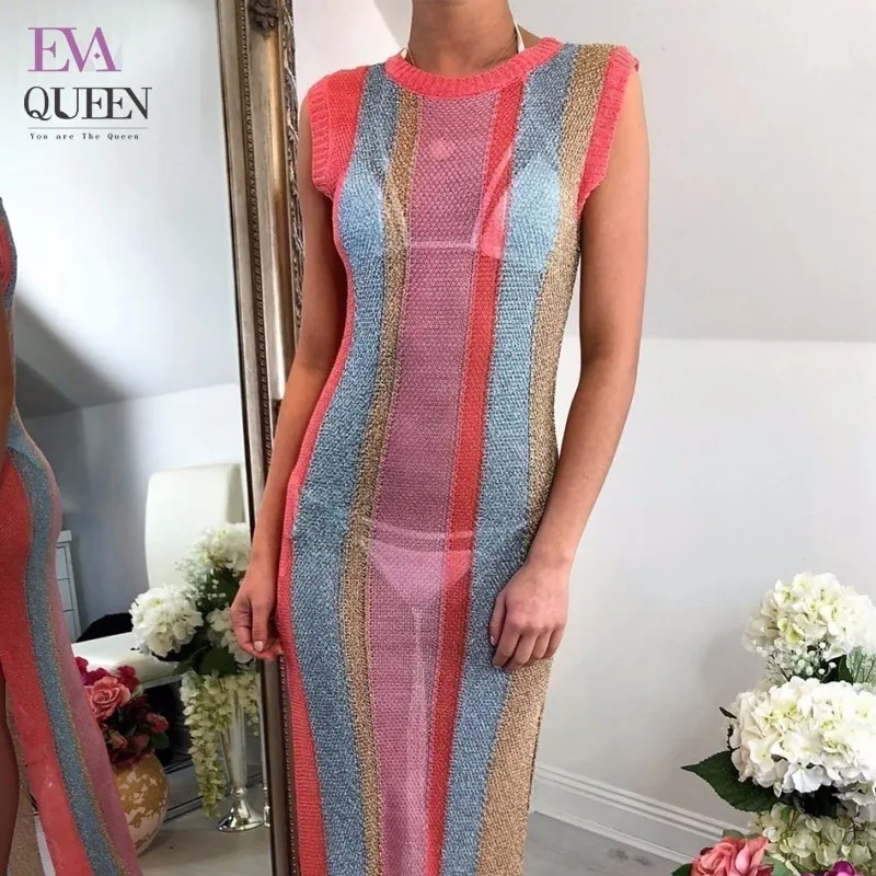 Tobinoone New Arrival 2018 summer Dresses Female Asymmetrical Sleeveless Hollow Out Long Dress Maxi Sexy Knitting Dress Vestidos
Tobinoone New Arrival 2018 summer Dresses Female Asymmetrical Sleeveless Hollow Out Long Dress Maxi Sexy Knitting Dress Vestidos
