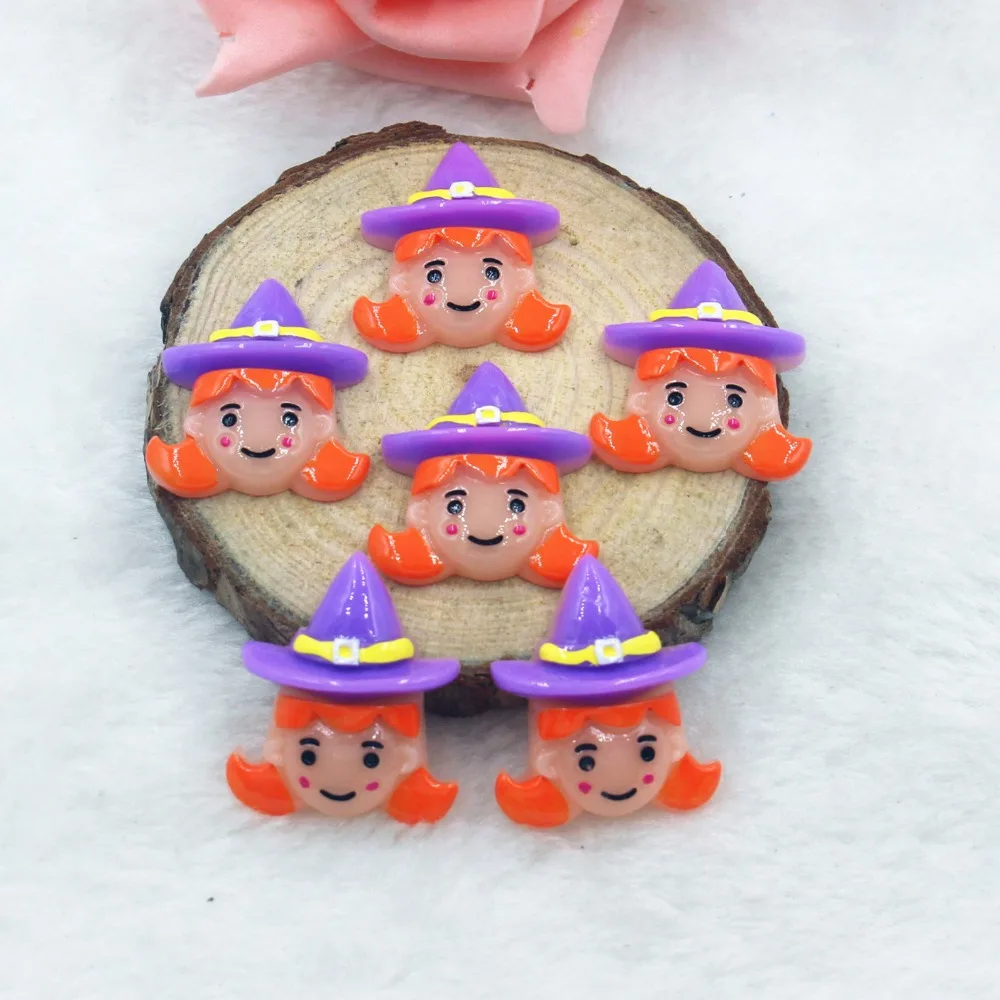 30pcs/lot kawaii resin Halloween girl with hat flat back resin cabochons accessories
30pcs/lot kawaii resin Halloween girl with hat flat back resin cabochons accessories