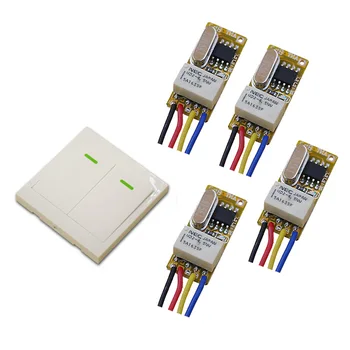Micro Remote Control Switch System Mini Receiver 3.5v 3.7v 4.5v 5v 6v 7.4v 8.4v 9v 12v Small Receiver Transmitter
Micro Remote Control Switch System Mini Receiver 3.5v 3.7v 4.5v 5v 6v 7.4v 8.4v 9v 12v Small Receiver Transmitter