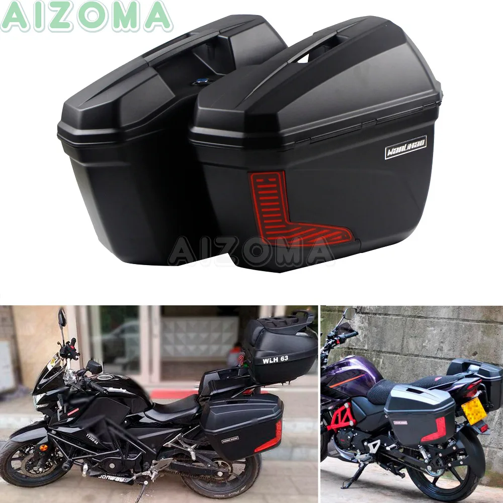2x Motorcycle 23L Hard Sidecases Luggage Pannier Cargo Saddlebags Side Box For Suzuki Kawasaki KTM Honda Triumph Yamaha FZ YZ -F
2x Motorcycle 23L Hard Sidecases Luggage Pannier Cargo Saddlebags Side Box For Suzuki Kawasaki KTM Honda Triumph Yamaha FZ YZ -F