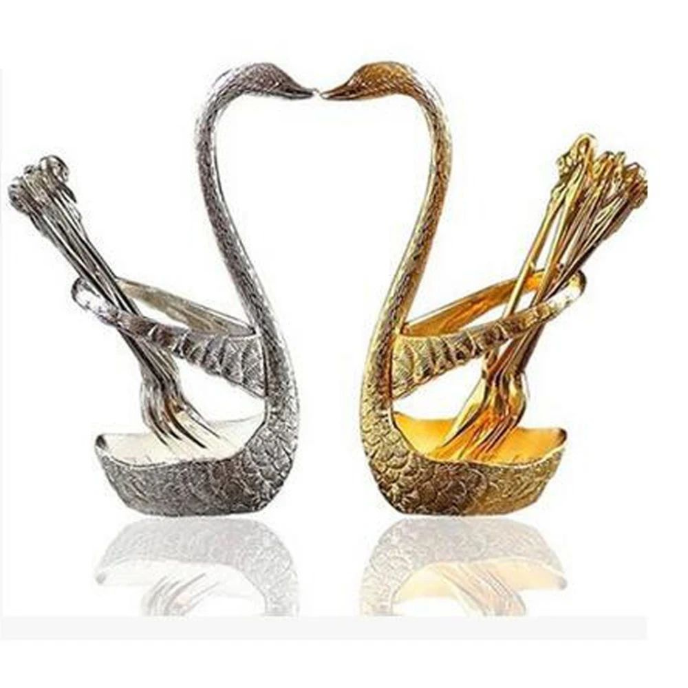 Swan Spoon Fork Rack Salad Spoon Fruit Dessert Fork Swan Cutlery Holder Tableware Rack Dinnerware Storage Kitchen Accessories
Swan Spoon Fork Rack Salad Spoon Fruit Dessert Fork Swan Cutlery Holder Tableware Rack Dinnerware Storage Kitchen Accessories