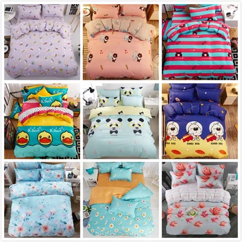 3/4 pcs Bedding Set Cute Animal Pattern Adult Kids Soft Bed Linen Single Double Full Queen King Size Quilt Duvet Cover 150x200cm
3/4 pcs Bedding Set Cute Animal Pattern Adult Kids Soft Bed Linen Single Double Full Queen King Size Quilt Duvet Cover 150x200cm