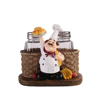 American Retro Creative Cute Resin Chef Glass Spice Jar Figurine Ornament Chef Crafts Kitchen Decor Home Decor Accessories Gifts
American Retro Creative Cute Resin Chef Glass Spice Jar Figurine Ornament Chef Crafts Kitchen Decor Home Decor Accessories Gifts