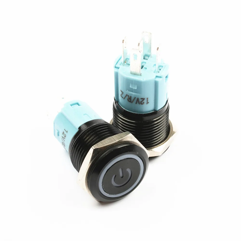 5V 6V 12V 24V 220V Metal push button switch power lamp 16mm reset Momentary start doorbell Computer Solder terminals
5V 6V 12V 24V 220V Metal push button switch power lamp 16mm reset Momentary start doorbell Computer Solder terminals