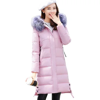 2017 New Ladies Winter Warm Coat Women Faux Fur Collar Long Hooded Winter Thick Jacket Women Slim Jackets Cotton Coat AC263
2017 New Ladies Winter Warm Coat Women Faux Fur Collar Long Hooded Winter Thick Jacket Women Slim Jackets Cotton Coat AC263