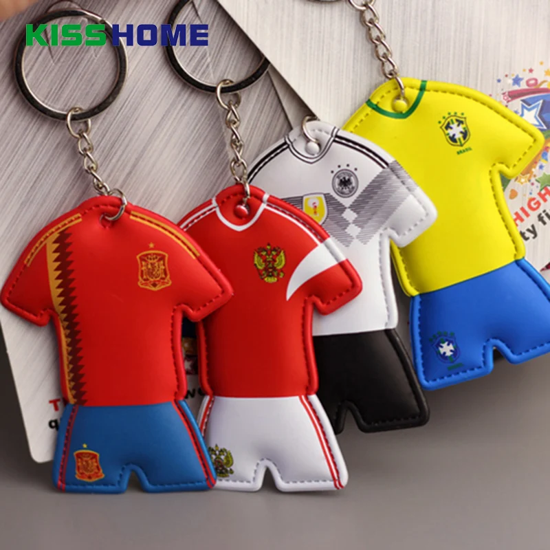 2018 Soccer World Cup National Team Jersey Keychains Creative Car Key Rings Silicone Pendant Keyring Fans Gifts For Couple
2018 Soccer World Cup National Team Jersey Keychains Creative Car Key Rings Silicone Pendant Keyring Fans Gifts For Couple