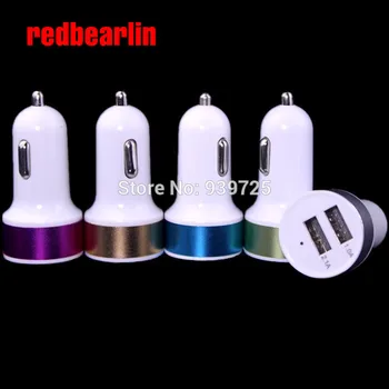 redbearlin Free shipping Dual USB 2 Ports 5V 2.1A Car Charger adapter for iPhone 4 5 6s For samsung htc Blackberry lg mp3 mp4
redbearlin Free shipping Dual USB 2 Ports 5V 2.1A Car Charger adapter for iPhone 4 5 6s For samsung htc Blackberry lg mp3 mp4