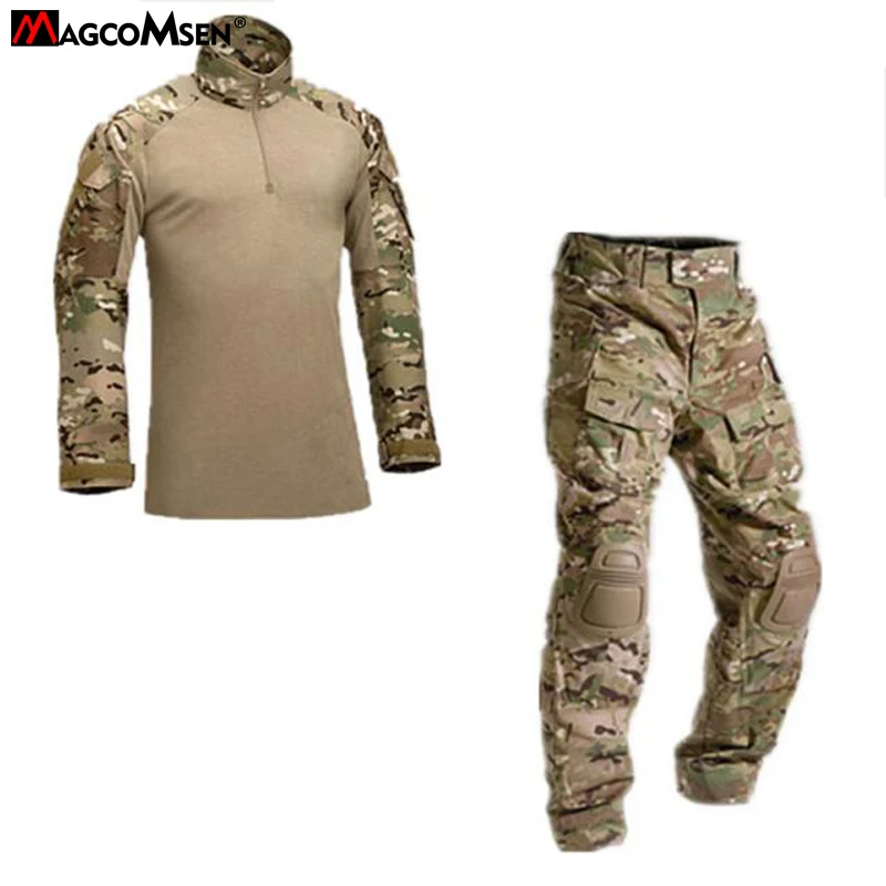Tactical Camouflage Military Uniform Clothes Suit Men US Army Multicam Airsoft Combat Shirt + Cargo Pants Knee Pads AG-JNSZ-001
Tactical Camouflage Military Uniform Clothes Suit Men US Army Multicam Airsoft Combat Shirt + Cargo Pants Knee Pads AG-JNSZ-001