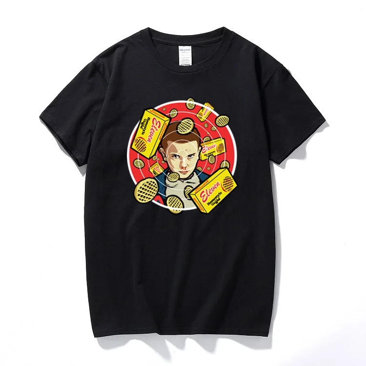 Stranger Things T-Shirt Stranger 11 Waffle Poster Marvel Comics Spoof T Shirt men clothing camisetas hombre short sleeve t-shirt
Stranger Things T-Shirt Stranger 11 Waffle Poster Marvel Comics Spoof T Shirt men clothing camisetas hombre short sleeve t-shirt