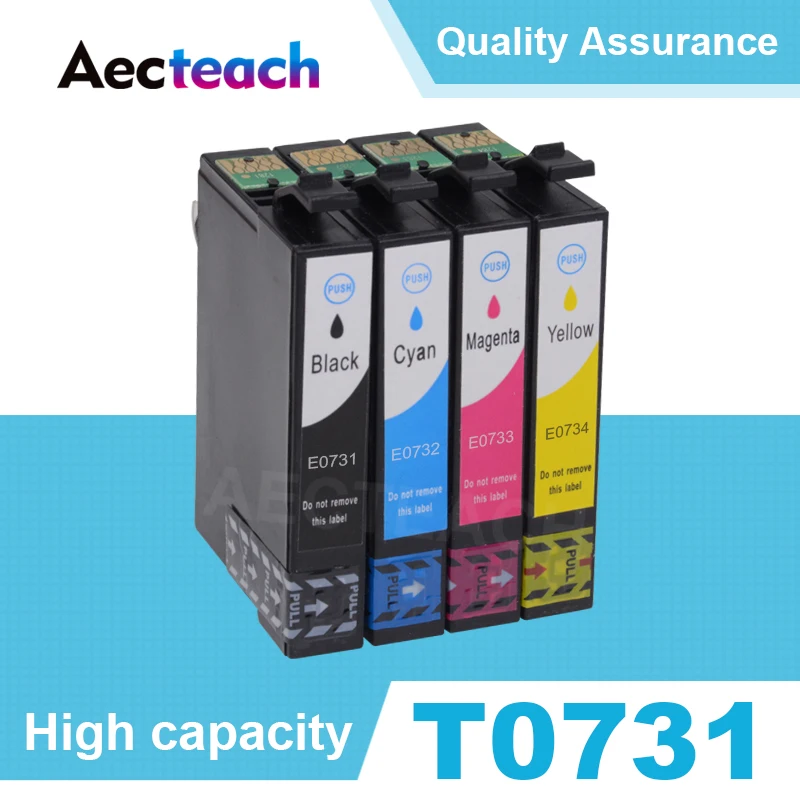 Aecteach 73N T0731 Ink Cartridge for Epson CX5900 CX3905 TX100 TX110 T40W TX205 TX209 TX409 TX419 TX300F CX4900 Printer Inkjet
Aecteach 73N T0731 Ink Cartridge for Epson CX5900 CX3905 TX100 TX110 T40W TX205 TX209 TX409 TX419 TX300F CX4900 Printer Inkjet