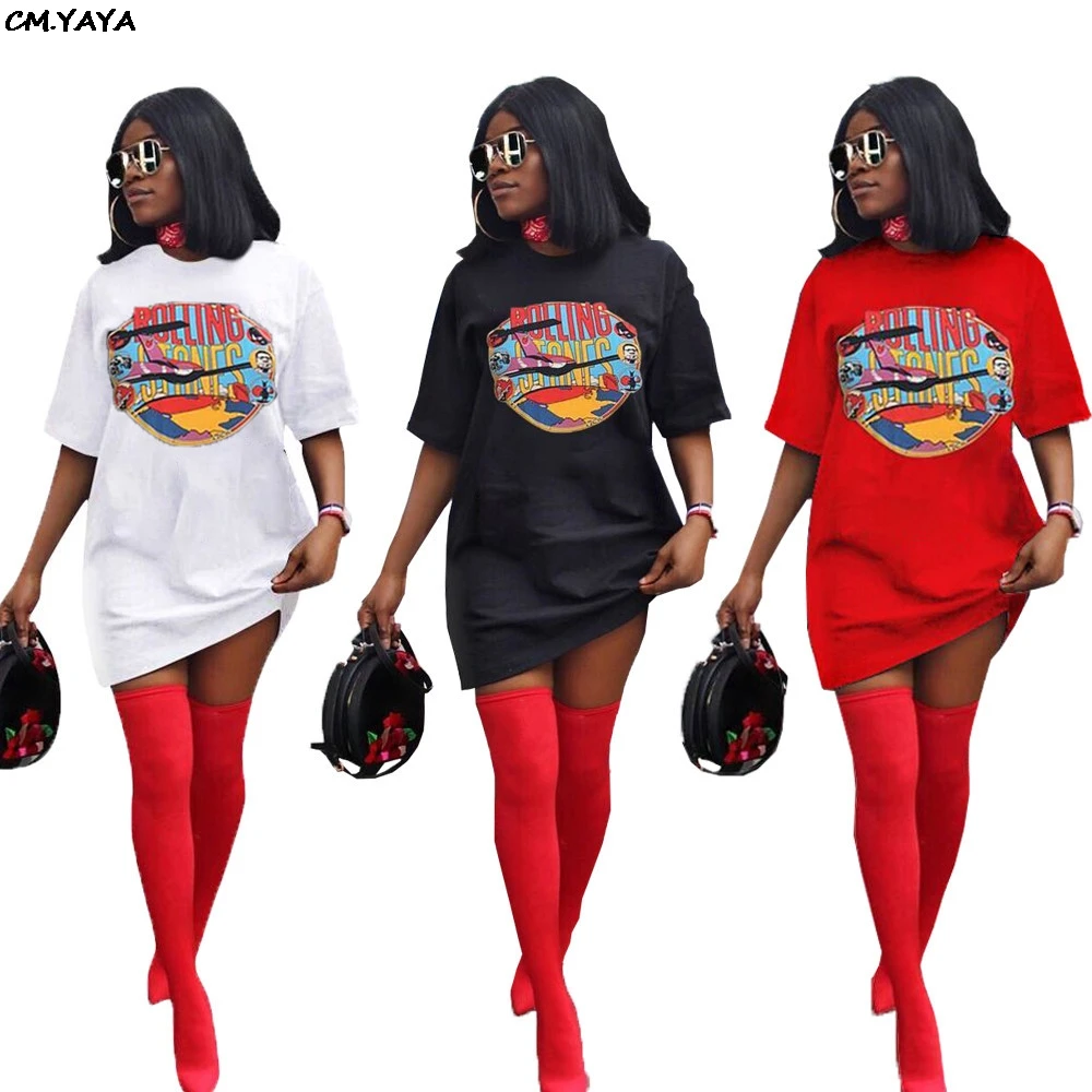 2019 new women summer cartoon letter print o-neck half length sleeve mini dress casual fashion t-shirt dresses vestido GLFNN8250
2019 new women summer cartoon letter print o-neck half length sleeve mini dress casual fashion t-shirt dresses vestido GLFNN8250