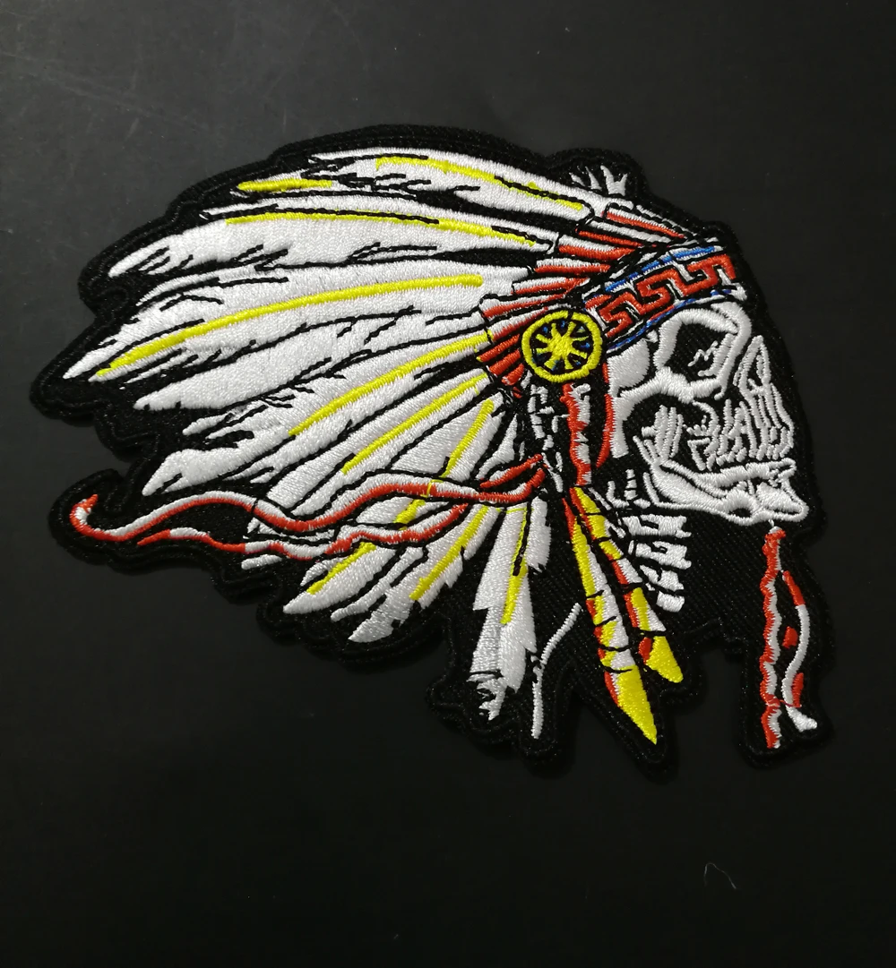 Customized indian motorcycle patches for Embroidered Iron On biker badges Vest jacket shoes hat appliques indian chief stickers
Customized indian motorcycle patches for Embroidered Iron On biker badges Vest jacket shoes hat appliques indian chief stickers
