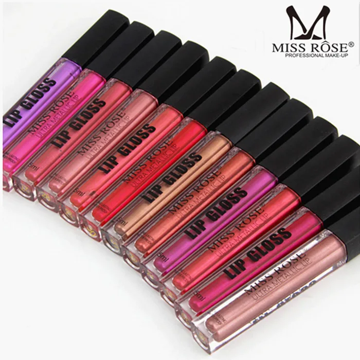 MISS ROSE metallic color super lip gloss lip glaze waterproof non stick liquid lipstick lipstick authentic
MISS ROSE metallic color super lip gloss lip glaze waterproof non stick liquid lipstick lipstick authentic