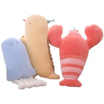 New marine animal series jellyfish pillow lobster crocodile down cotton cushion home decoration plush toys
New marine animal series jellyfish pillow lobster crocodile down cotton cushion home decoration plush toys