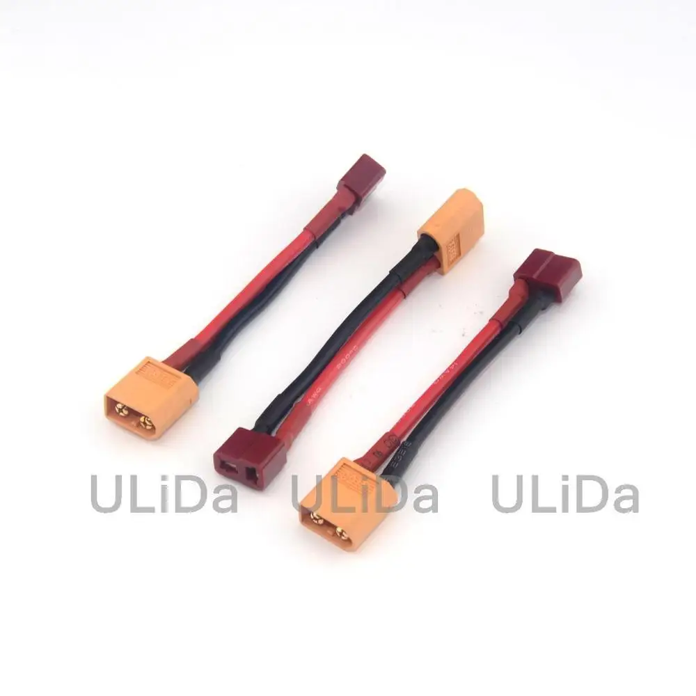 XT60 Female To T PLUG Male Connector Deans 7CM 12AWG Adapter/Cable/Wire for RC Heli Quadcopter Car
XT60 Female To T PLUG Male Connector Deans 7CM 12AWG Adapter/Cable/Wire for RC Heli Quadcopter Car