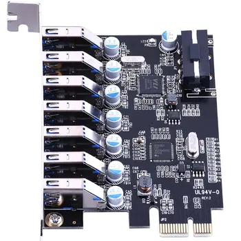 7-Port Superspeed USB 3.0 PCI-E Express Expansion Card with 5V 4-Pin Power Connector for Desktops
7-Port Superspeed USB 3.0 PCI-E Express Expansion Card with 5V 4-Pin Power Connector for Desktops