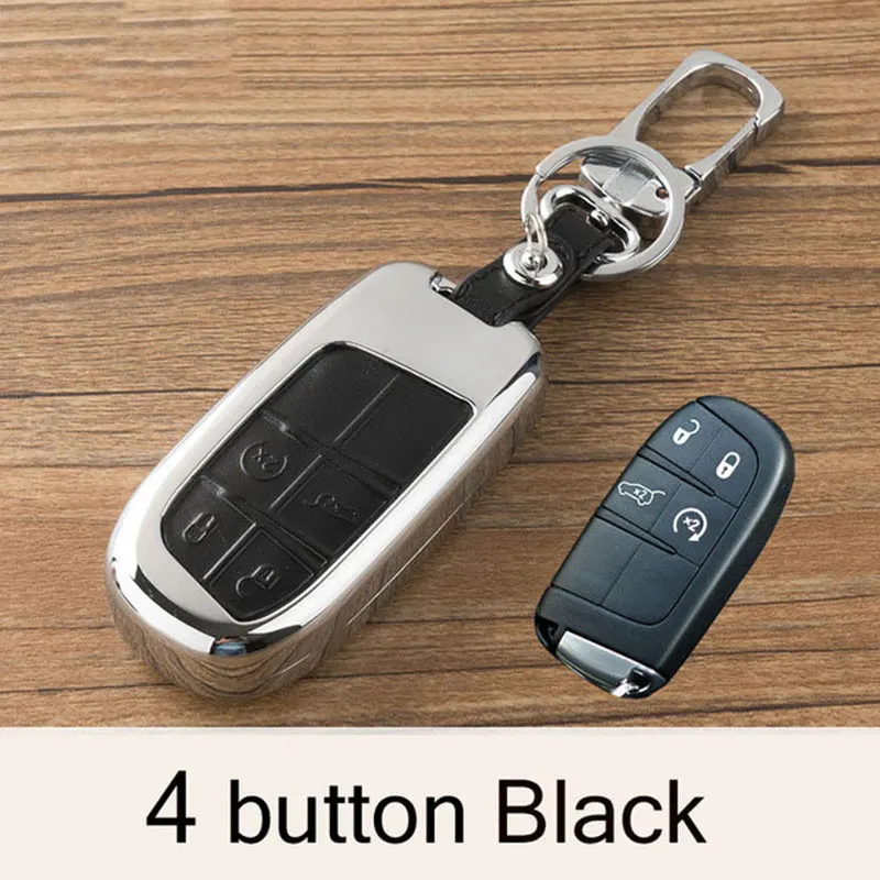 Zinc Alloy+Leather Car Key Remote Cover Case For Jeep Grand Cherokee SRT Renegade Wrangler JK Compass 2017 Patriot car styling
Zinc Alloy+Leather Car Key Remote Cover Case For Jeep Grand Cherokee SRT Renegade Wrangler JK Compass 2017 Patriot car styling