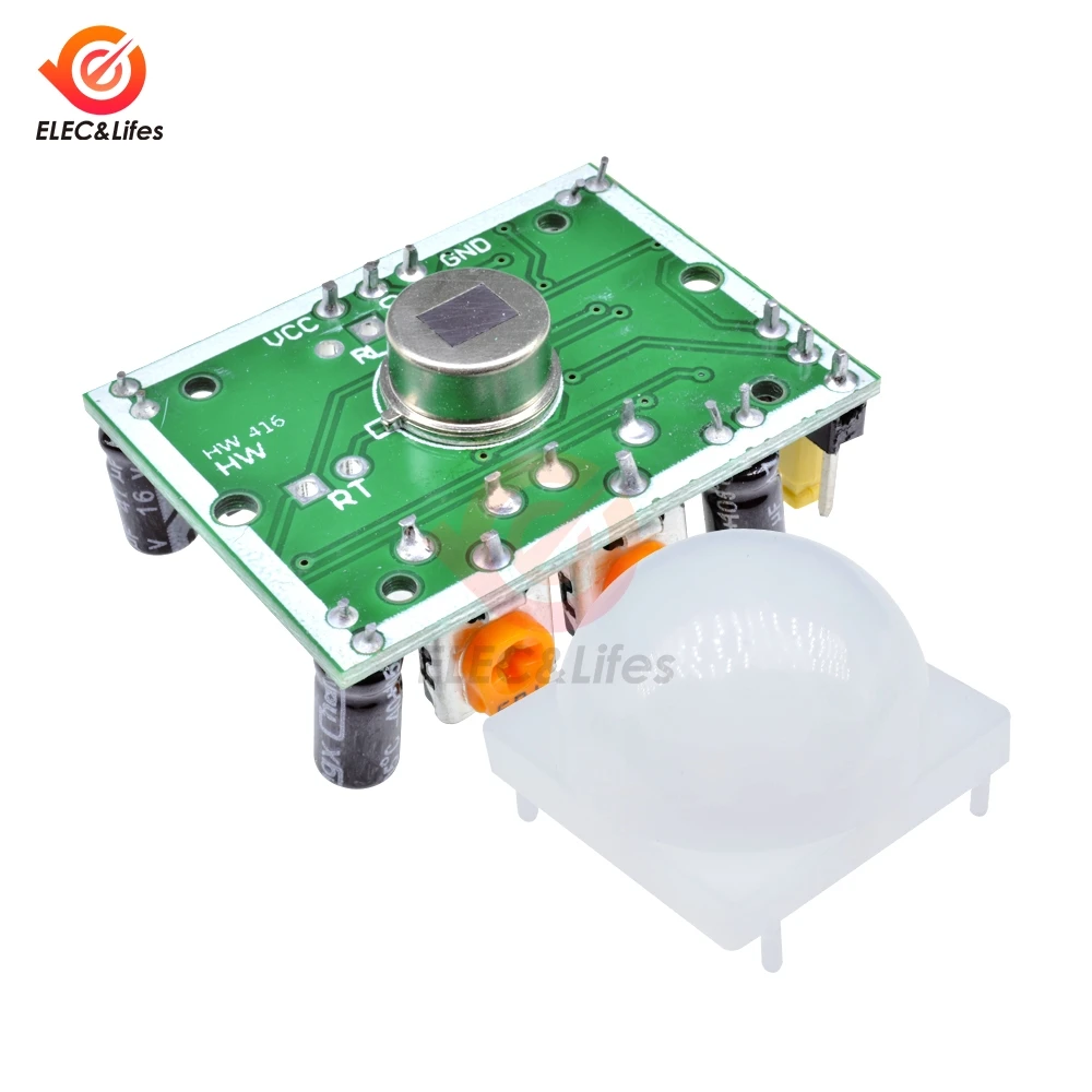 HC-SR501 Adjust Infrared IR Pyroelectric Infrared PIR module Motion Sensor Detector Module For Arduino DIY Kit
HC-SR501 Adjust Infrared IR Pyroelectric Infrared PIR module Motion Sensor Detector Module For Arduino DIY Kit