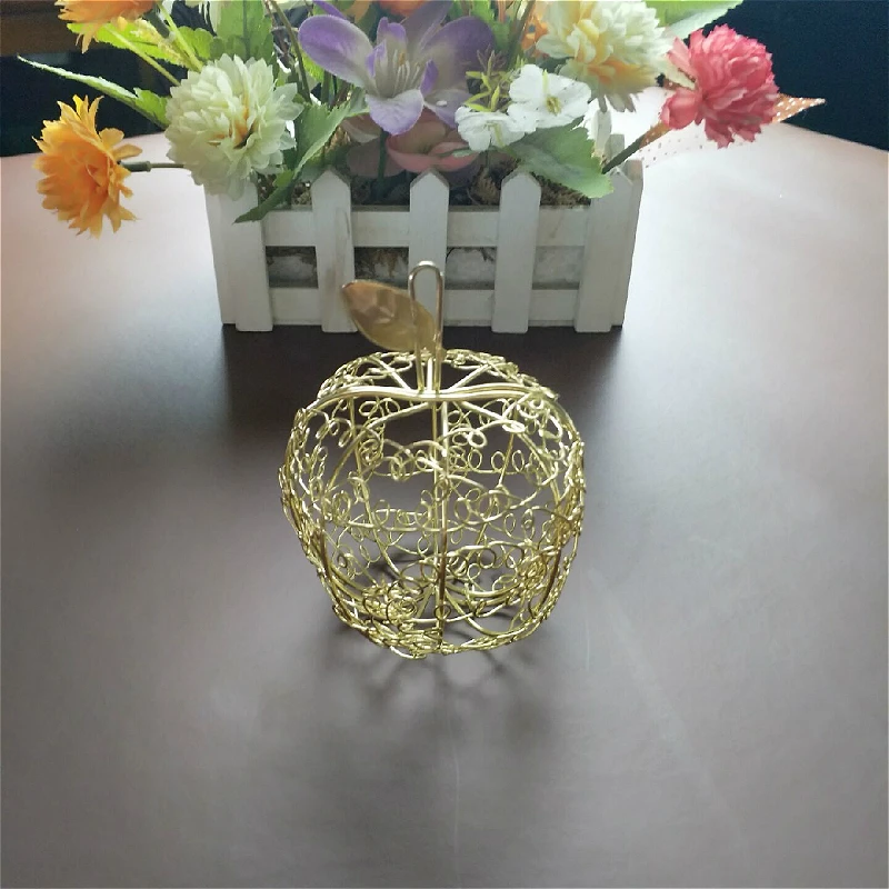 

30 шт. Свадебная Европейская креативная коробка для конфет, персонализированная романтическая кованая железная коробка для конфет apple для свадьбы