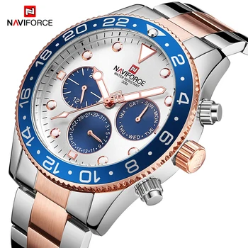 New NAVIFORCE Mens Luxurious Brand Fashion Watch Men Quartz Sport Wristwatch 24Hour DIsplay Male Clock Watches Relogio Masculino
New NAVIFORCE Mens Luxurious Brand Fashion Watch Men Quartz Sport Wristwatch 24Hour DIsplay Male Clock Watches Relogio Masculino
